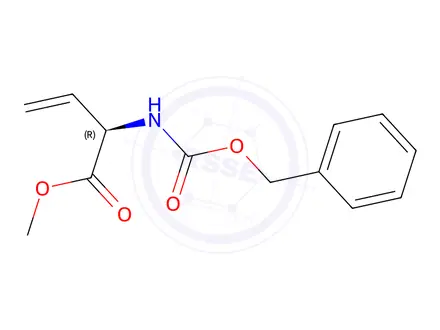 Chemical structure of (R)-Methyl 2-(((Benzyloxy)Carbonyl)Amino)But-3-Enoate