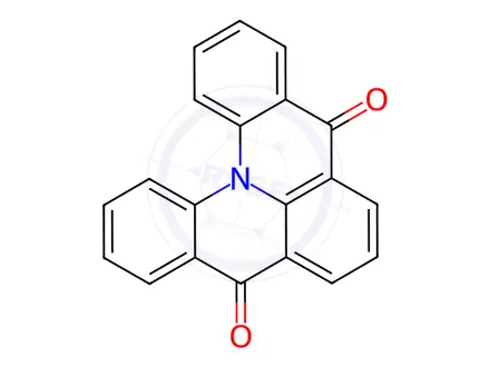 Chemical structure of 2,3:4,5-Di[1,3]butadieno-6H-3a-aza-1H-phenalene-1,6-dione