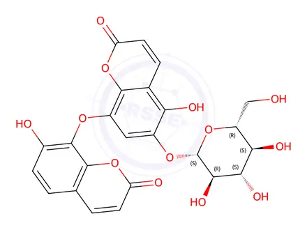 Chemical structure of giraldoid B,daphnolin