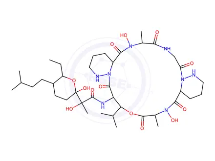 Chemical structure of IC 101