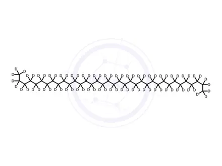 Chemical structure of n-Hexatriacontane-d74