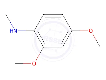 Chemical structure of 2,4-dimethoxy-N-methylaniline