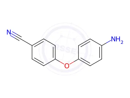 Chemical structure of 4-(4-Aminophenoxy)benzonitrile