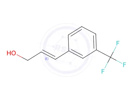 Chemical structure of (E)-3-(3-(Trifluoromethyl)phenyl)prop-2-en-1-ol
