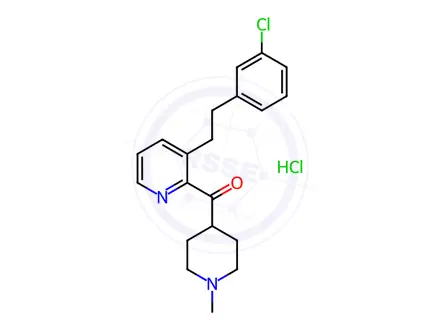 Chemical structure of Loratadine Ketone(Hydrochloride)