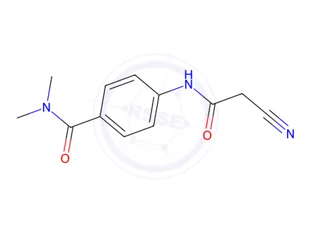 Chemical structure of 4-(2-Cyanoacetamido)-N,N-dimethylbenzamide