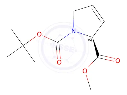 Chemical structure of Boc-3,4-dehydro-Pro-Ome