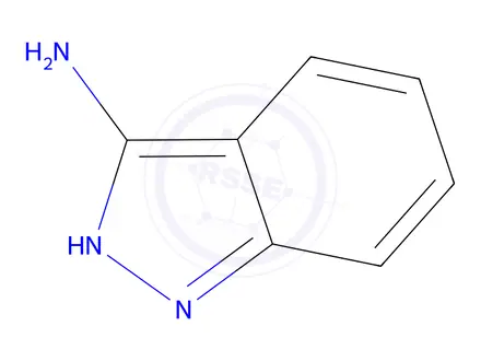 Chemical structure of 3-Amino-1H-indazole