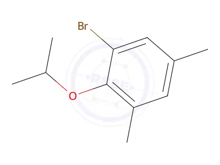Chemical structure of 1-Bromo-3,5-dimethyl-2-propan-2-yloxybenzene