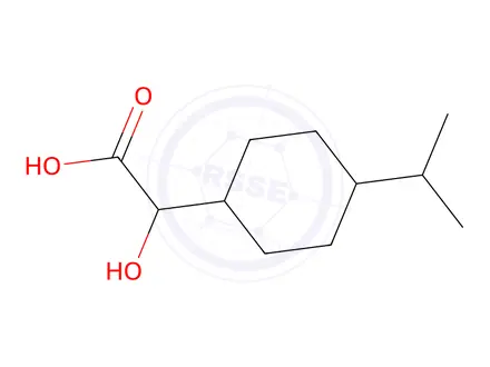 Chemical structure of 2-Hydroxy-2-(4-isopropylcyclohexyl)acetic acid