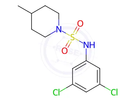 Chemical structure of N-(3,5-Dichlorophenyl)-4-methylpiperidine-1-sulfonamide