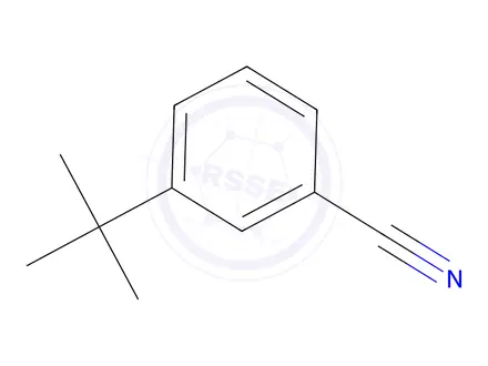 Chemical structure of 3-tert-Butyl-benzonitrile