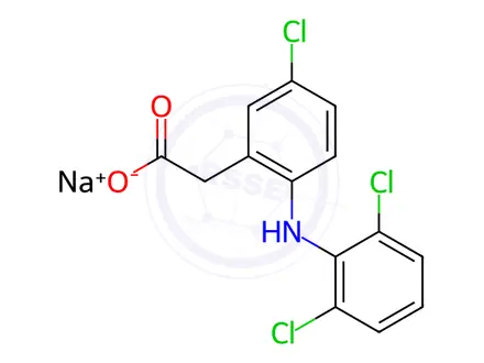 Chemical structure of Diclofenac sodium Impurity 120