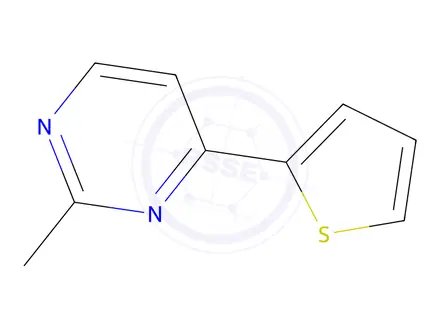 Chemical structure of 2-Methyl-4-(thiophen-2-yl)pyriMidine