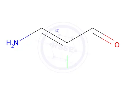 Chemical structure of (Z)-3-amino-2-chloroacrylaldehyde