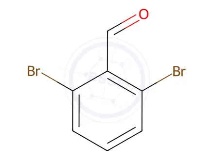Chemical structure of 2,6-Dibromobenzaldehyde