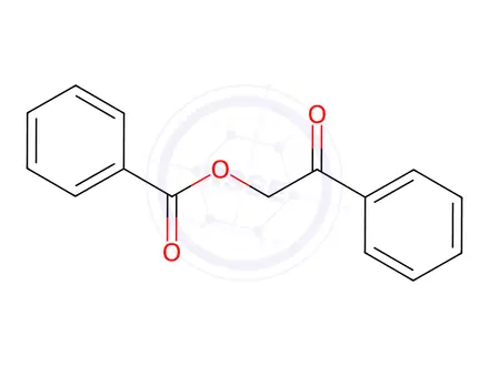 Chemical structure of Benzoic acid 2-phenyl-2-oxoethyl ester