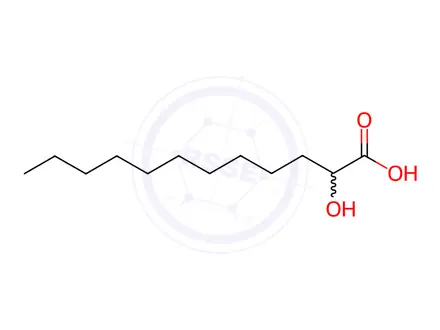 Chemical structure of (±)-2-Hydroxydodecanoic Acid