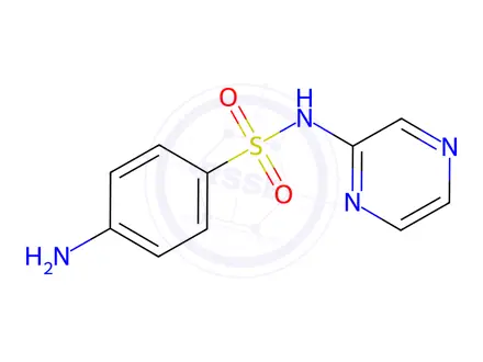 Chemical structure of 4-Amino-N-pyrimidin-2-ylbenzenesulfonamide