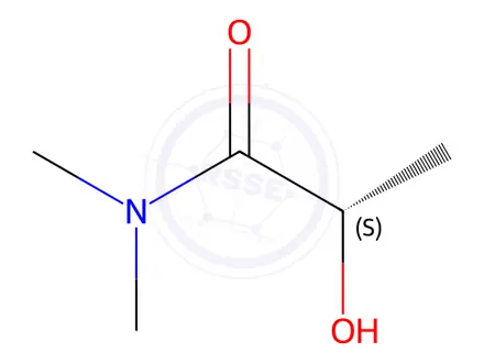 Chemical structure of Propanamide, 2-hydroxy-N,N-dimethyl-, (2S)-(9CI)