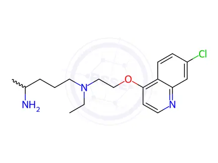 Chemical structure of Hydroxychloroquine Impurity M