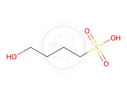 Chemical structure of 4-hydroxybutanesulfonic acid