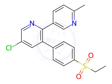 Chemical structure of Etoricoxib Impurity 138