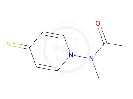 Chemical structure of Acetamide, N-methyl-N-(4-thioxo-1(4H)-pyridinyl)-