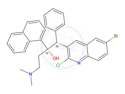 Chemical structure of Bedaquiline Fumarate Impurity 183