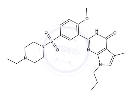 Chemical structure of Sildenafil Impurity 75