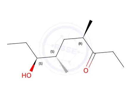 Chemical structure of rel-(4R,6S,7S)-7-Hydroxy-4,6-dimethylnonan-3-one