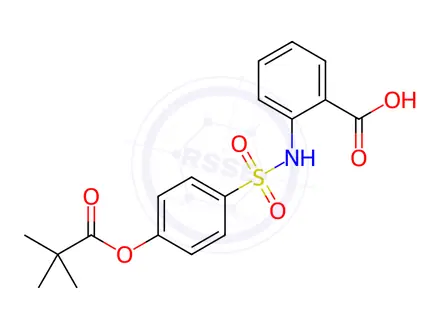 Chemical structure of Sivelestat Impurity 5