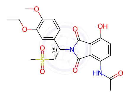 Chemical structure of Apremilast Impurity OH