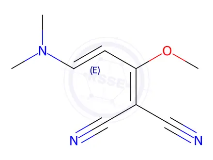 Chemical structure of 1,1-Dicyano-2-methoxy-4-dimethylamino-1,3-butadiene