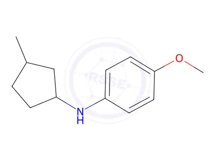 Chemical structure of 4-Methoxy-N-(3-methylcyclopentyl)aniline