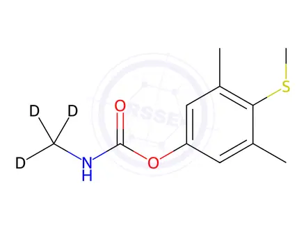 Chemical structure of Methiocarb-d3