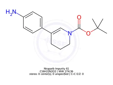 Chemical structure of Niraparib Impurity 165