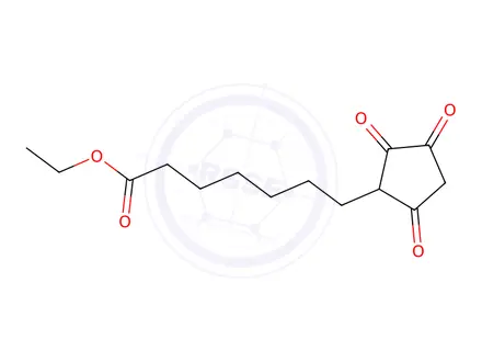 Chemical structure of 2-(6-CARBETHOXYHEXYL)-1,3,4-CYCLOPENTANETRIONE