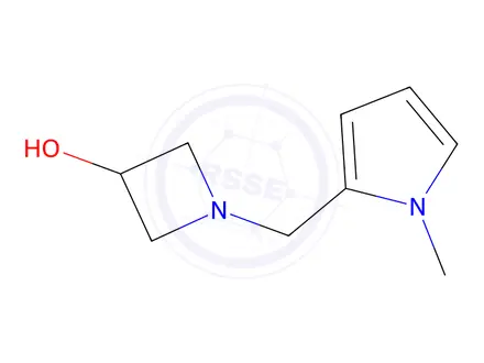 Chemical structure of 1-((1-Methyl-1h-pyrrol-2-yl)methyl)azetidin-3-ol