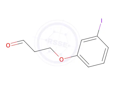 Chemical structure of 3-(3-iodophenoxy)propanal