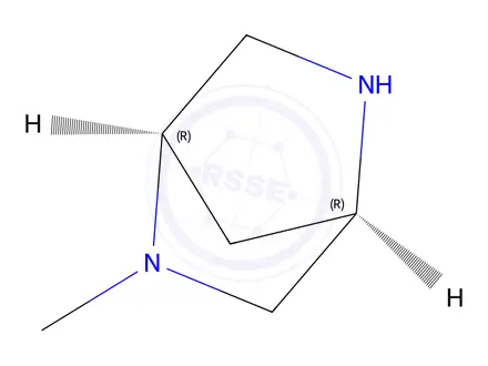 Chemical structure of (1R,4R)-2-Methyl-2,5-diazabicyclo[2.2.1]heptane