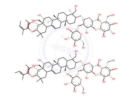 Chemical structure of Aescine