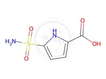 Chemical structure of 5-sulfamoyl-1H-pyrrole-2-carboxylic acid