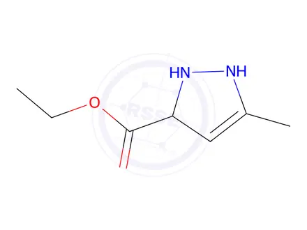 Chemical structure of 3-methyl-1h-pyrazole-5-carboxylic acid ethyl ester