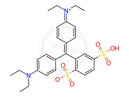 Chemical structure of Isosulfan Blue Monomer
