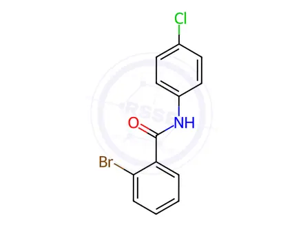 Chemical structure of N-(4-Chlorophenyl) 2-bromobenzamide