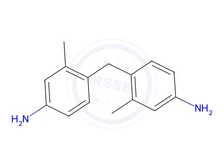 Chemical structure of 4,4'-Methylenebis(3-methylaniline)