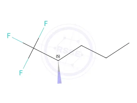 Chemical structure of (S)-1,1,1-Trifluoropentan-2-amine