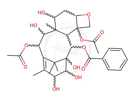 Chemical structure of Baccatin IX