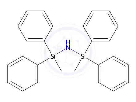 Chemical structure of 1,3-Dimethyl-1,1,3,3-tetraphenyldisilazane